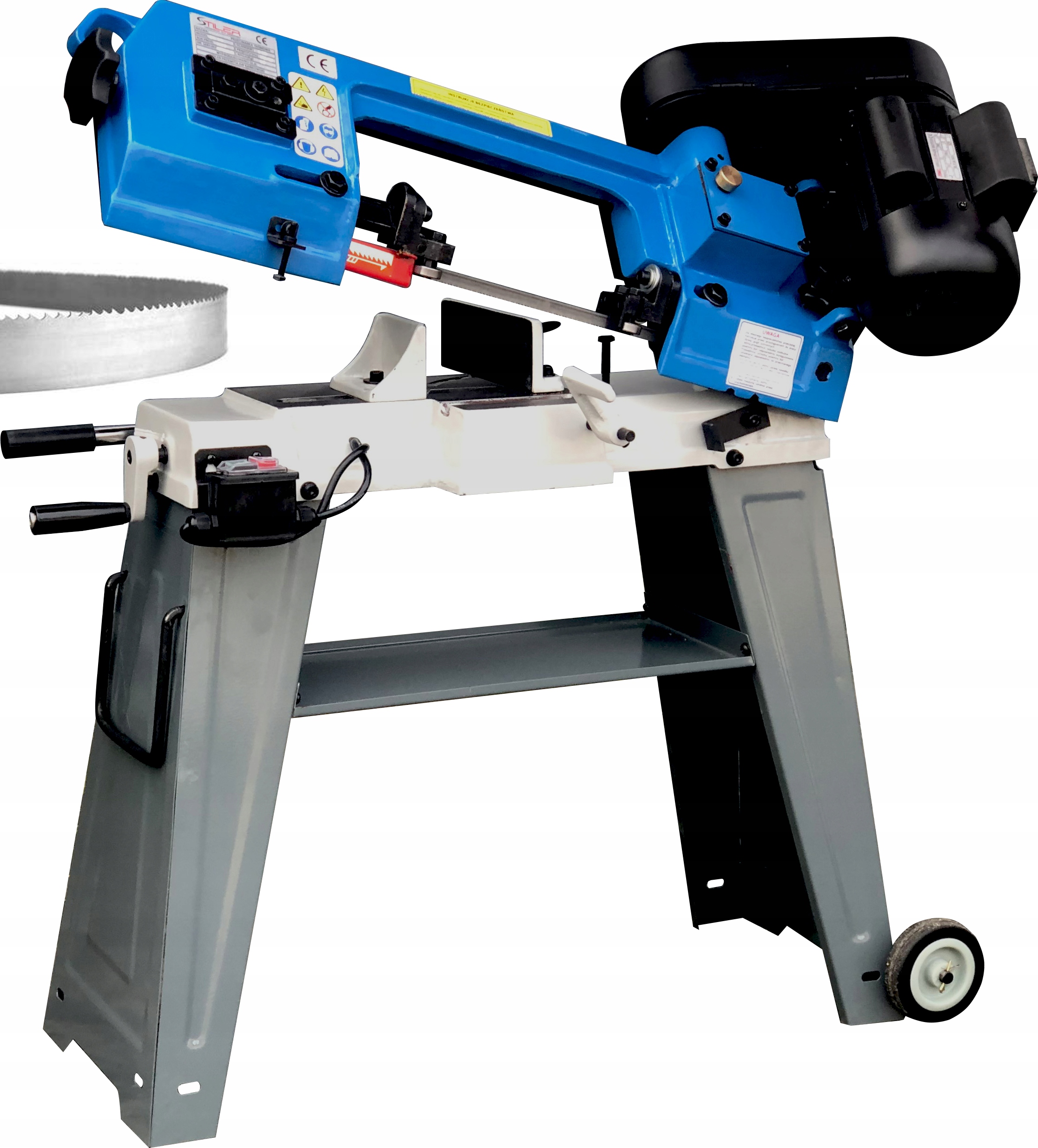 ЛЕНТОЧНАЯ ПИЛА РЕЗАК ДЛЯ МЕТАЛЛИЧЕСКИХ ТРУБ ПРОФИЛЕЙ STILER BS-115 230V 150 ММ