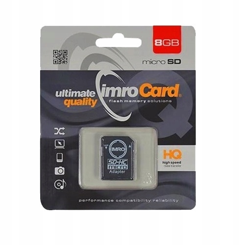 IMRO karta pamięci 8GB microSDHC kl. 10 + adapter