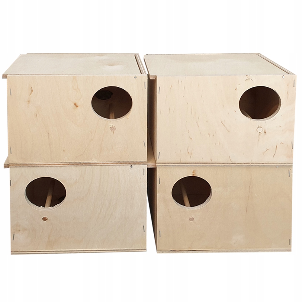 

Budka lęgowa - dla papugi falistej 4 sztuki