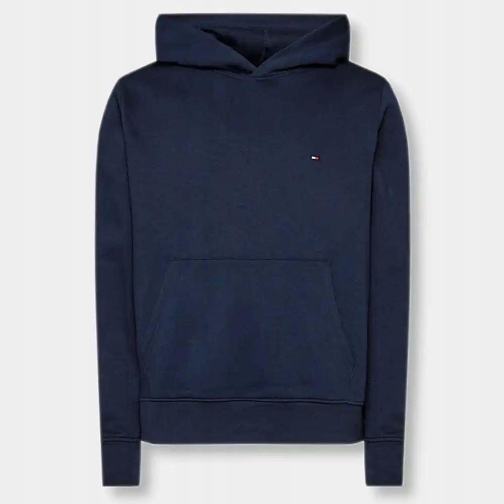 Mikina s kapucí Flag Logo Tommy Hilfiger Tmavě modrá M