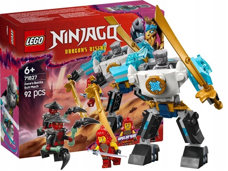 Klocki Lego Ninjago Mech W Zbroi Bojowej Zane Zestaw Figurki Robot