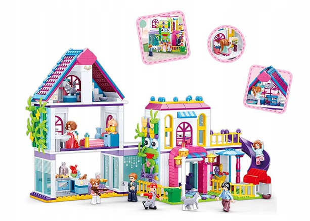 

Klocki Sluban Willa Domek Diy Friends Dziewczynki