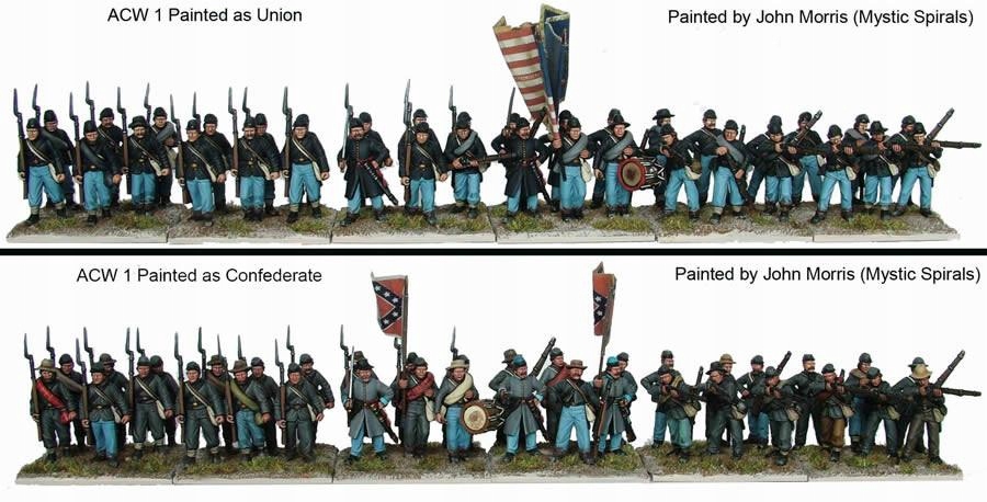 Plastic American Civil War Infantry , ACW1 System Inne systemy