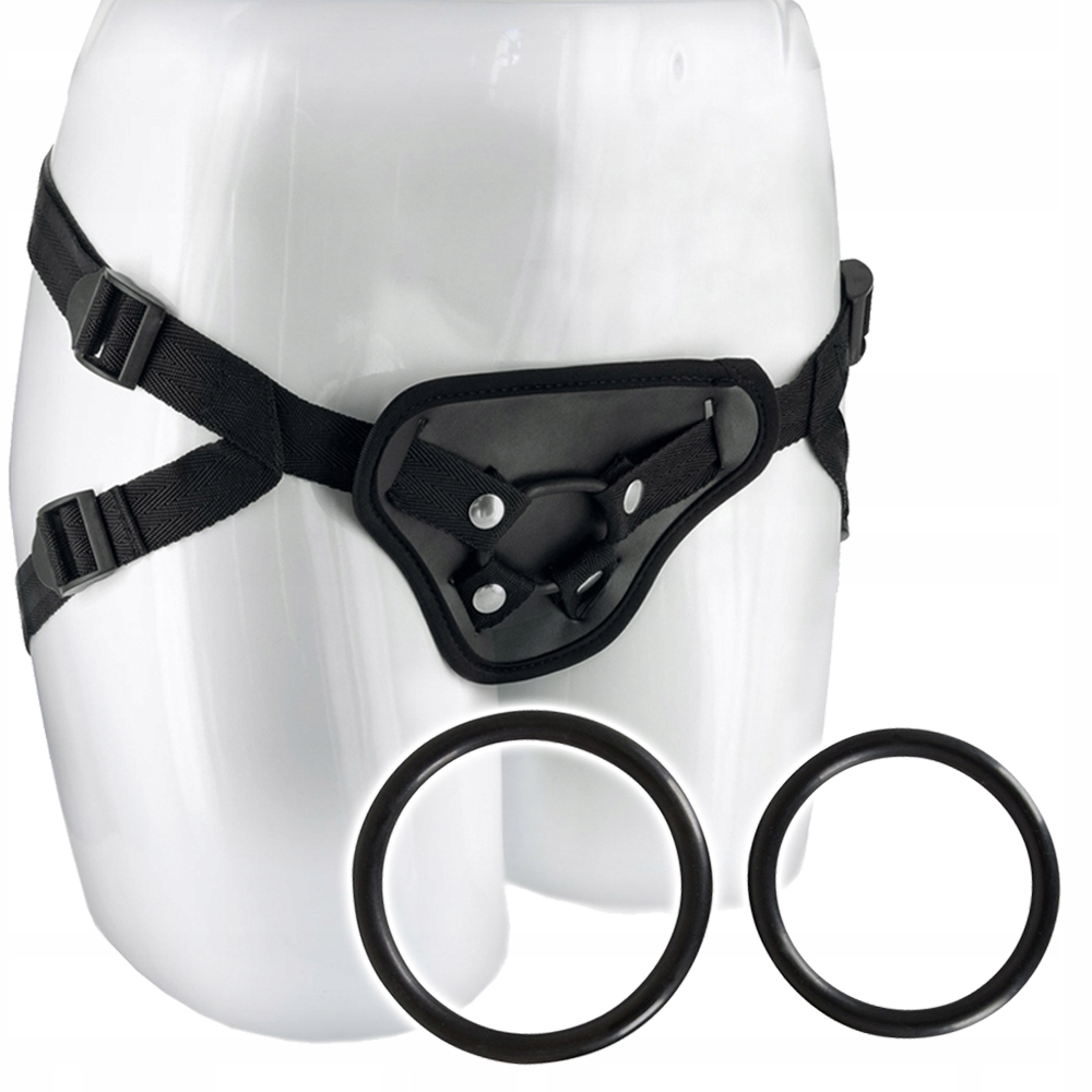 

Regulowany pas do mocowania penisa, strap-on.