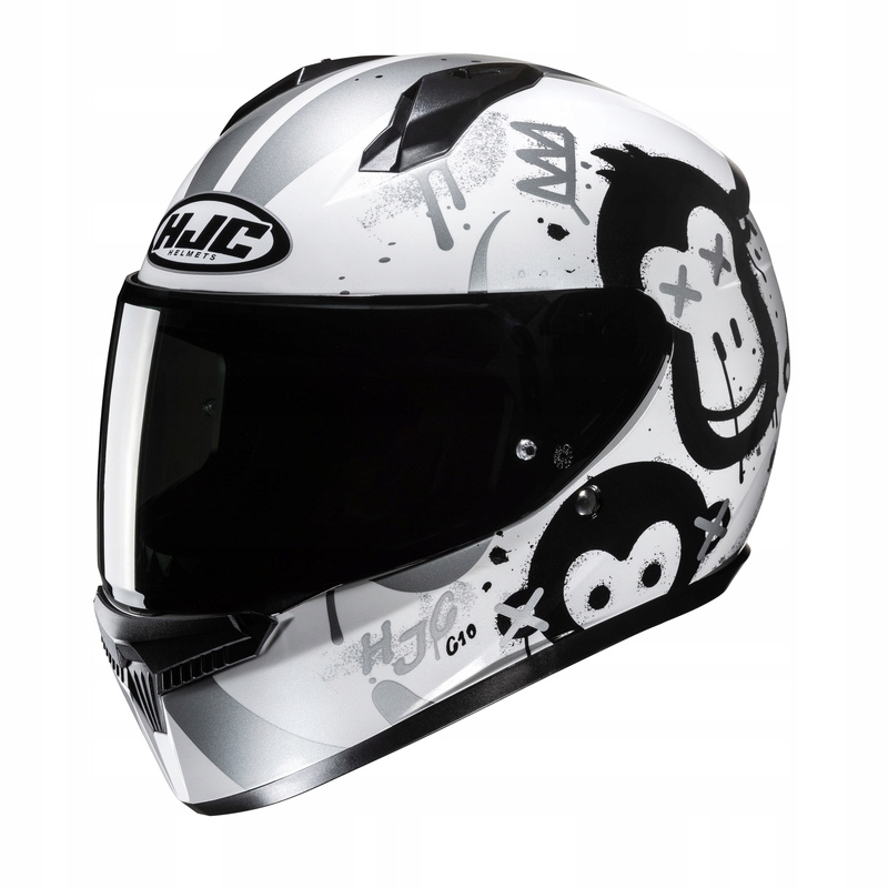 KASK HJC C10 GETI BLACK/SILVER (S)