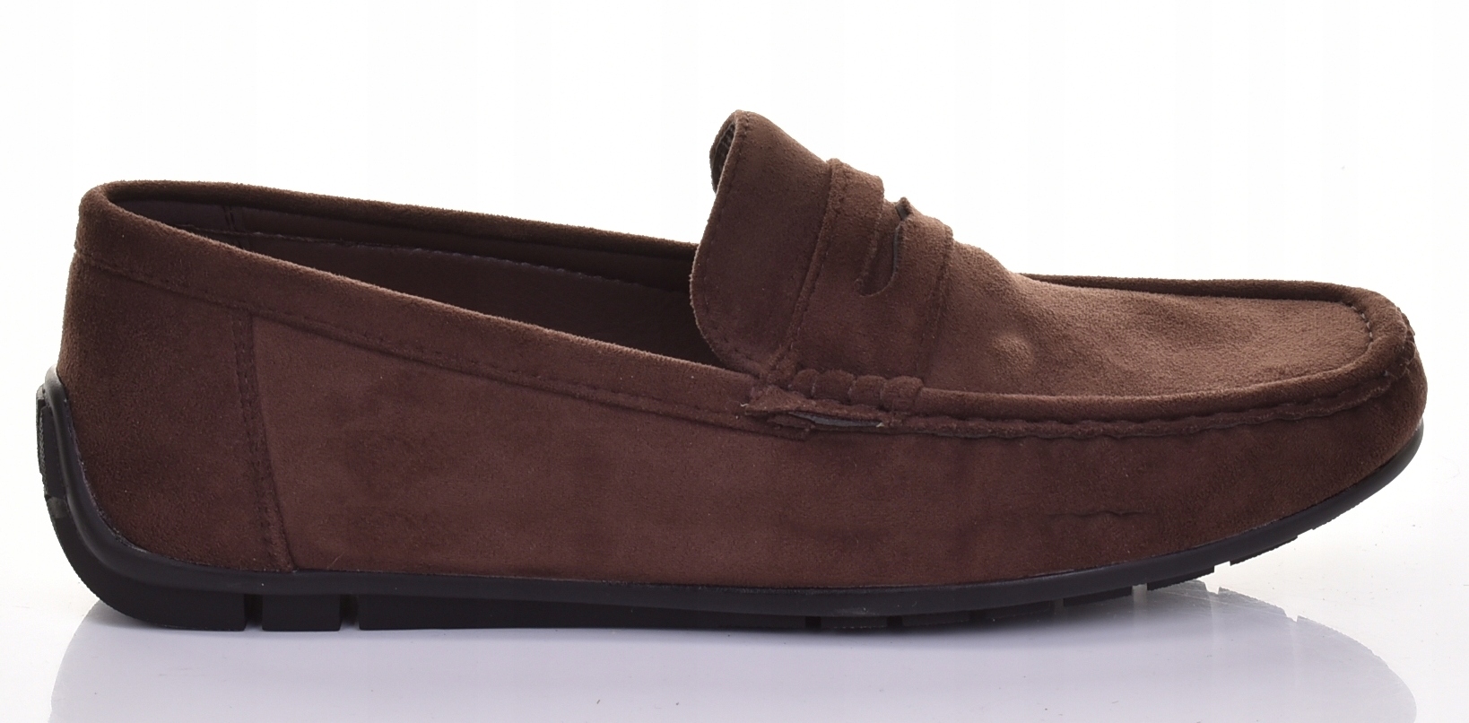 Pánské Elegantní Mokasíny, Nazouvací Boty Casual, Semišové, Hnědé
