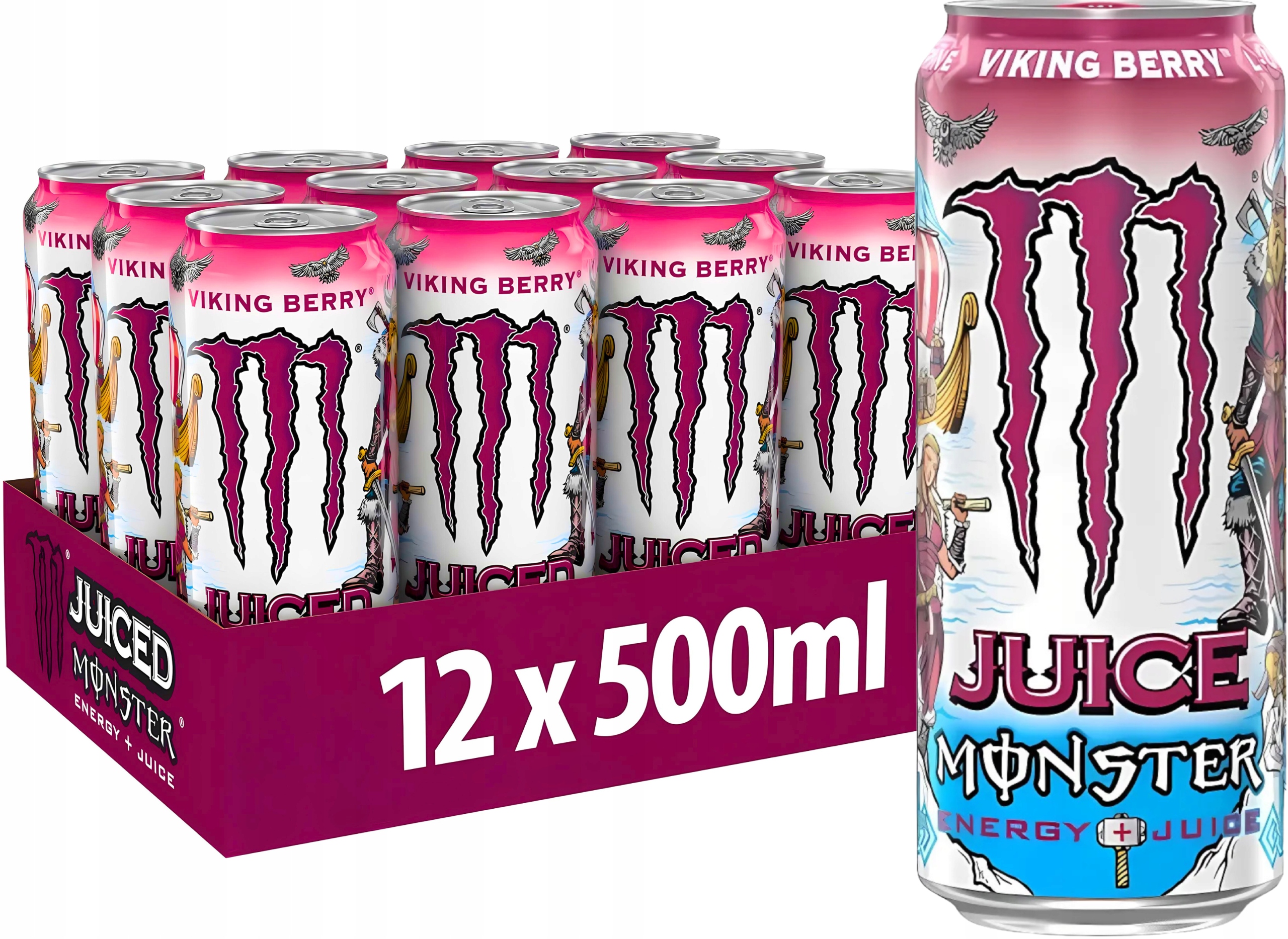Monster Juiced Viking Berry 12×0,5l