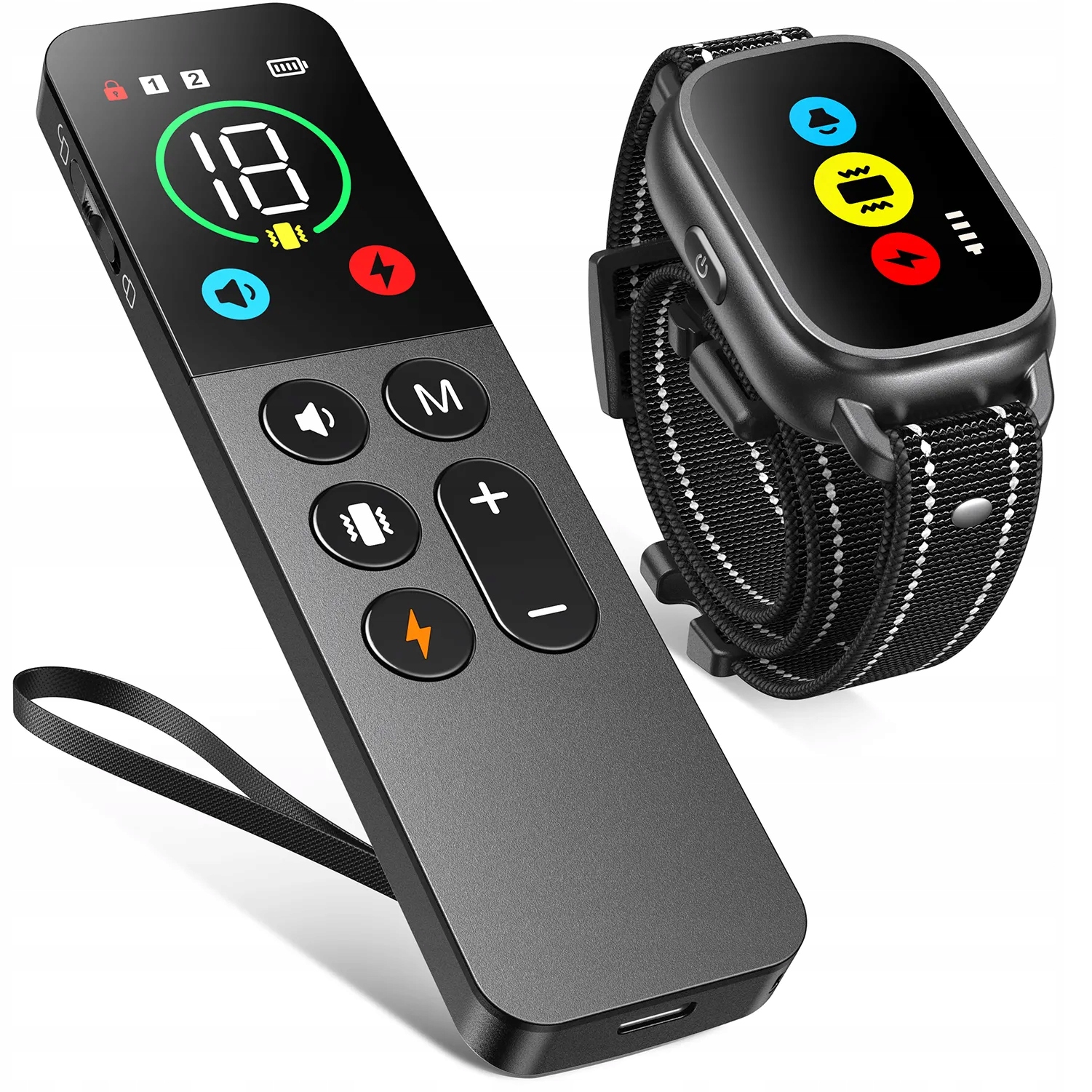 Levně Materiálový obojek proti štěkání pro psy Frenzis, velikost XL