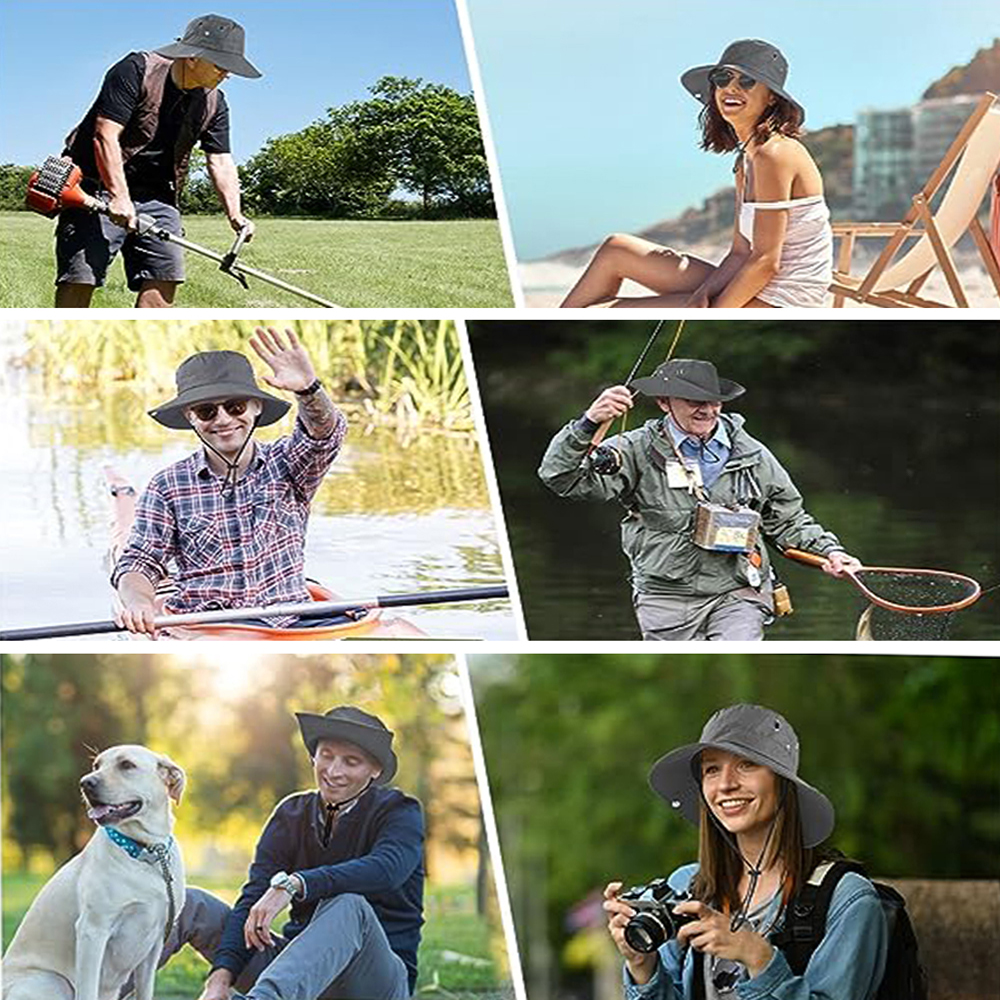 KAPELUSZ PRZECIWSŁONECZNY UNSEX OCHRONA PRZED PROMIENIOWANIEM UV Kod producenta 6HG0900GY0900