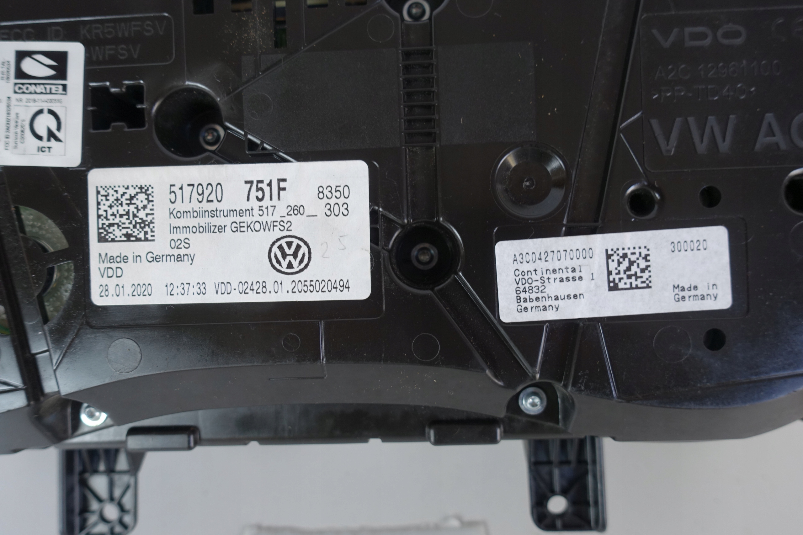 dials dials VW SPORTSVAN 0KM 517920751F