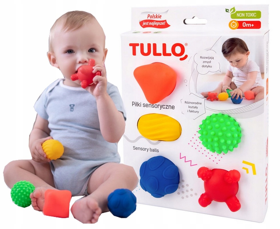 

Tullo Piłki Sensoryczne zestaw 5 szt piłeczki 420