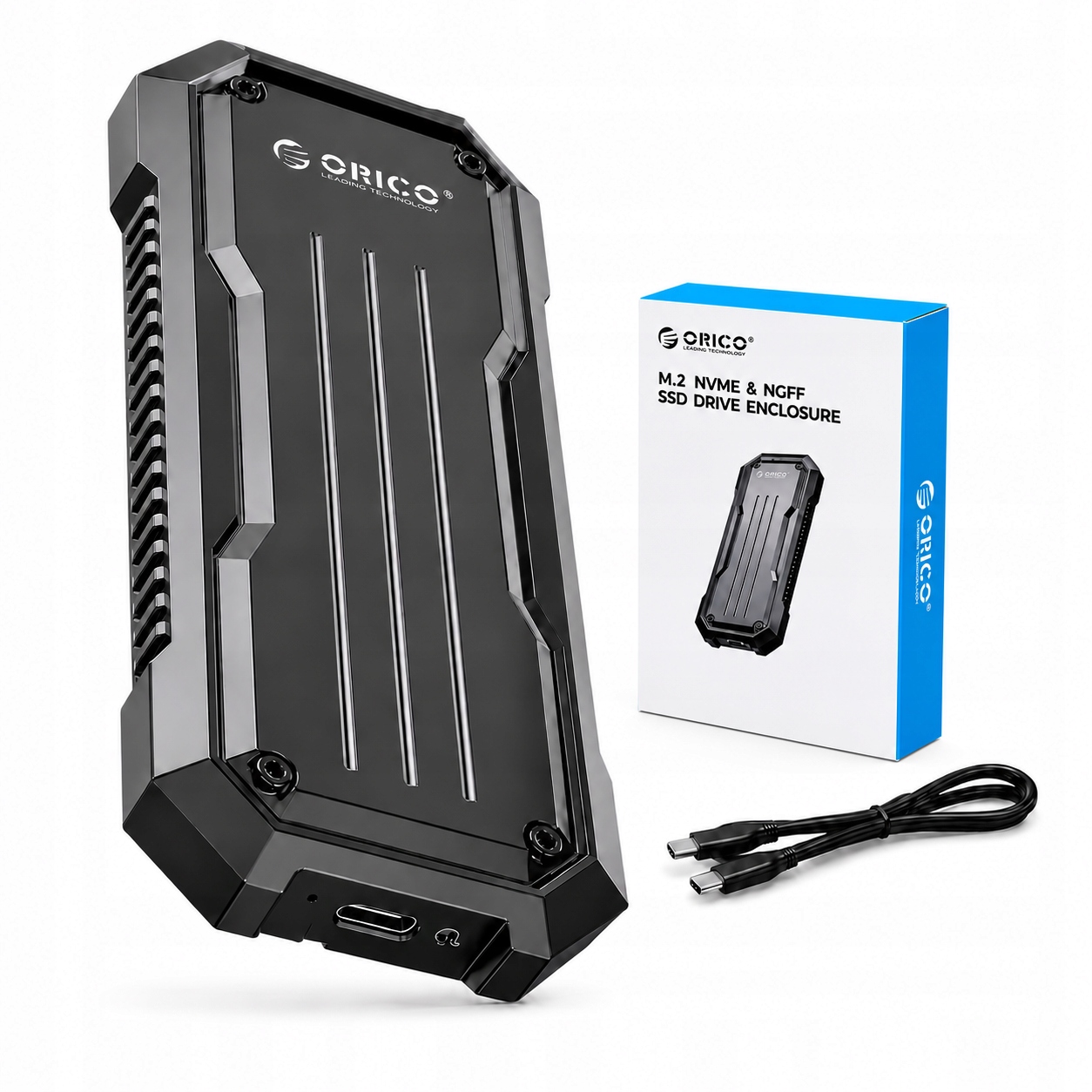 Pouzdro Na Disk Kapsa Na Ssd M.2 NVMe Sata Usb-c 3.2 10 Gb/s Orico