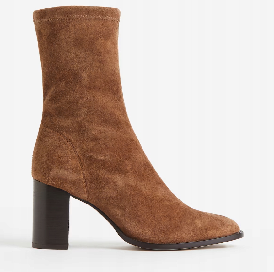 H&m Kotníkové Boty Hnědé Nazouvací 42 Y6K