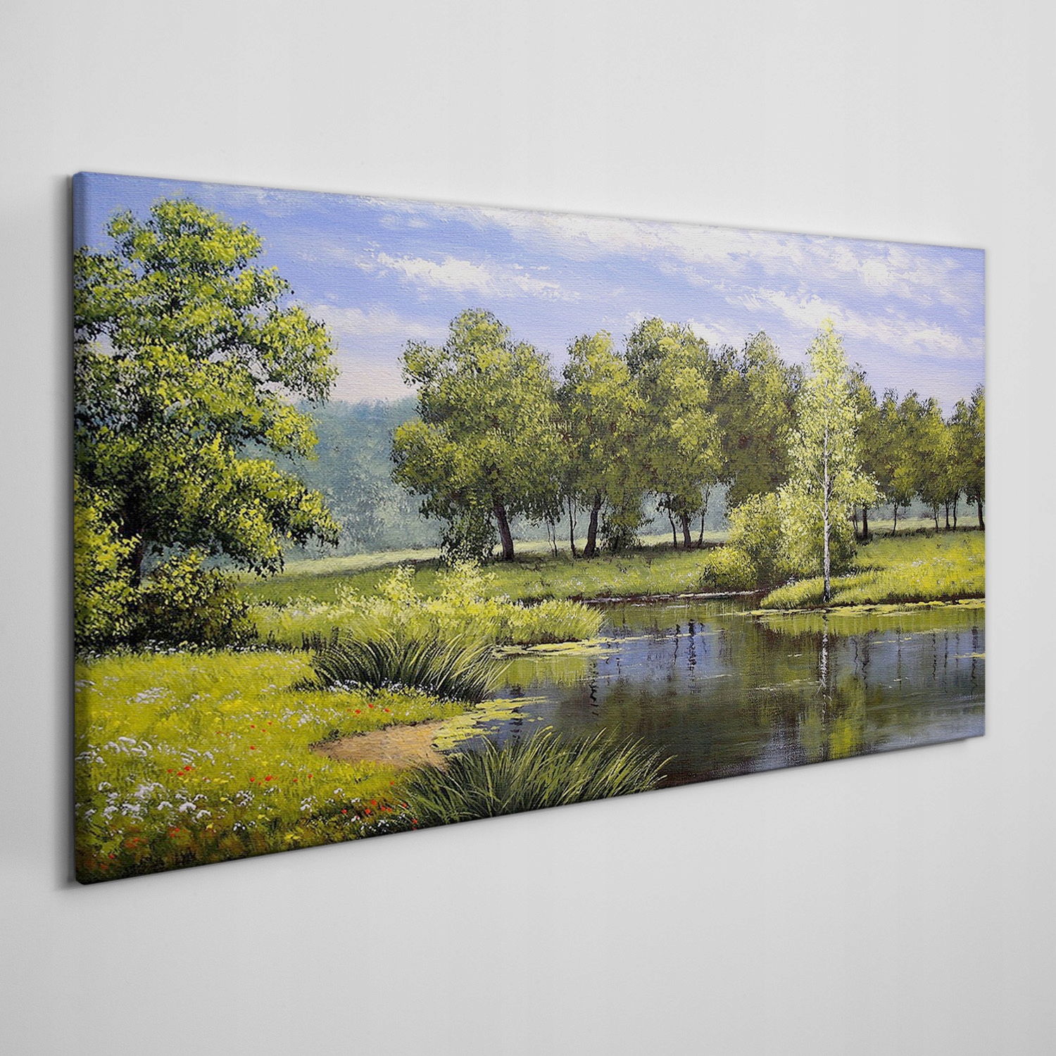 

Obraz na płótnie na ramie Drzewa woda 100x50 cm