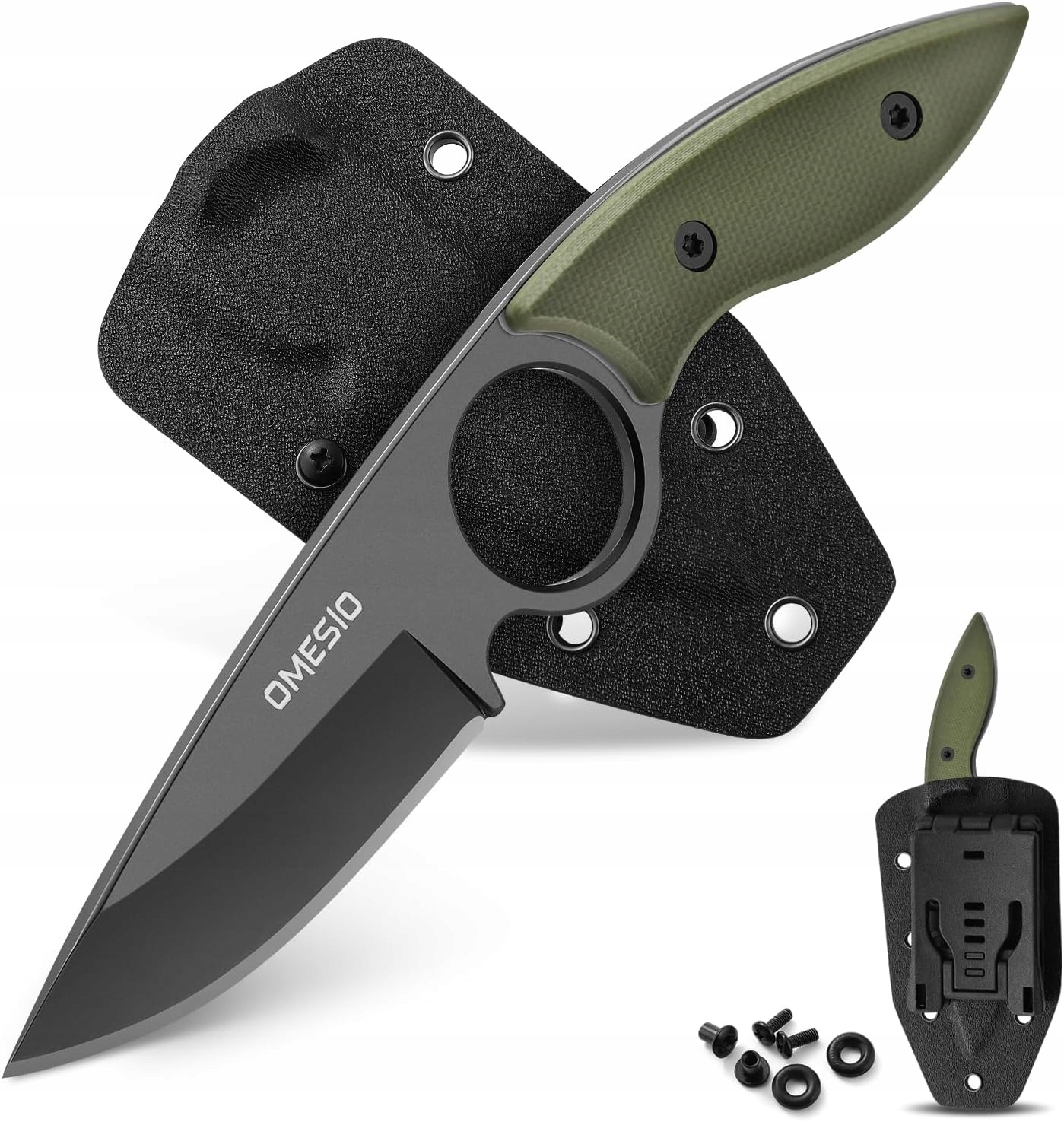 Nůž pro přežití ocel 5CR13MoV pochva kydex rukojeť outdoor 17 cm
