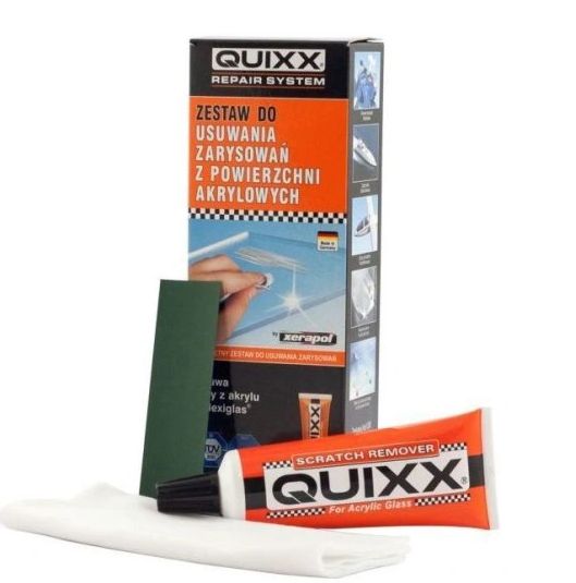 

Quixx Zestaw Do Usuwania Zarysowań Z Akrylu 50g