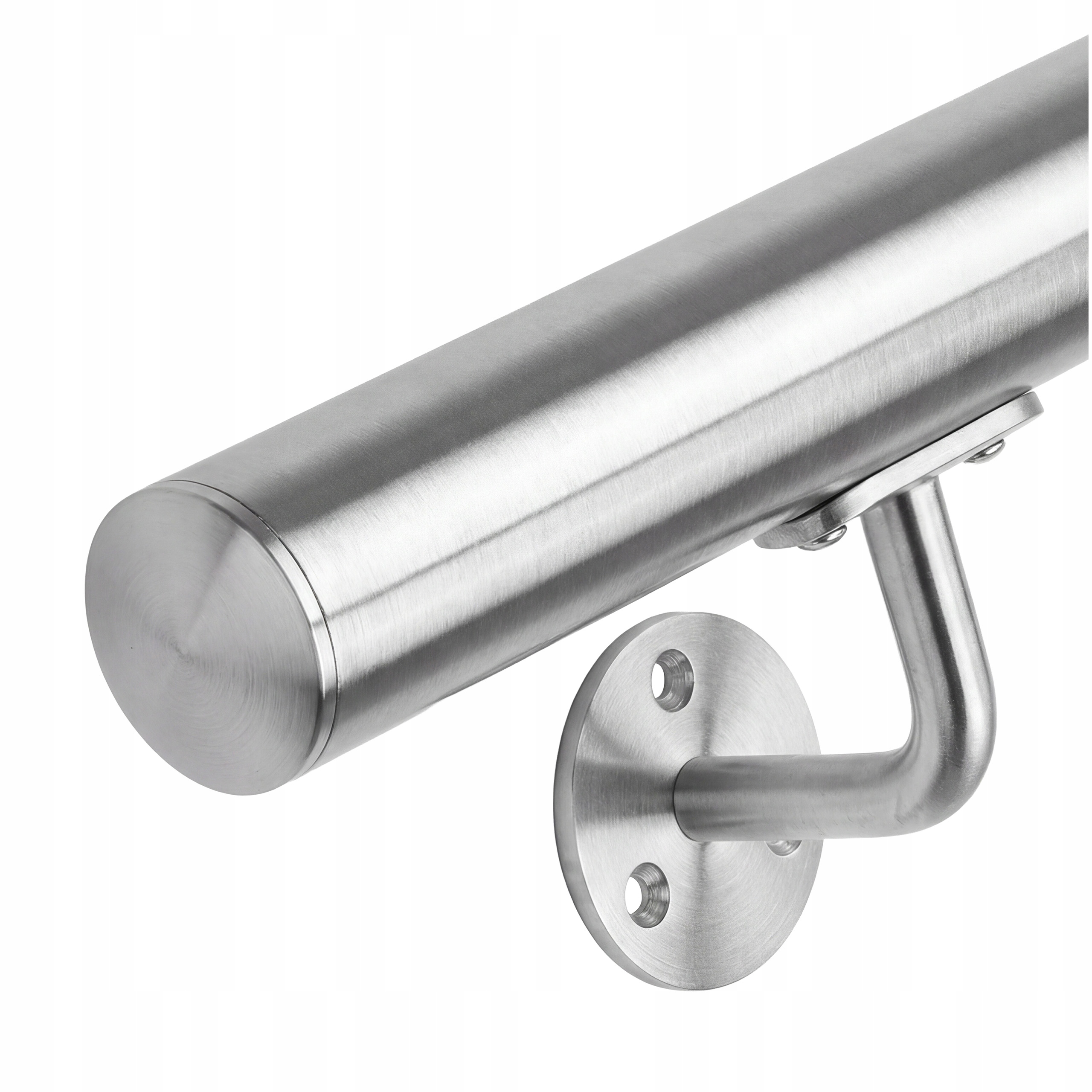 Schodišťové zábradlí na stěnu 110 cm nerezová ocel Fi 42,4 mm 2 mm Satén