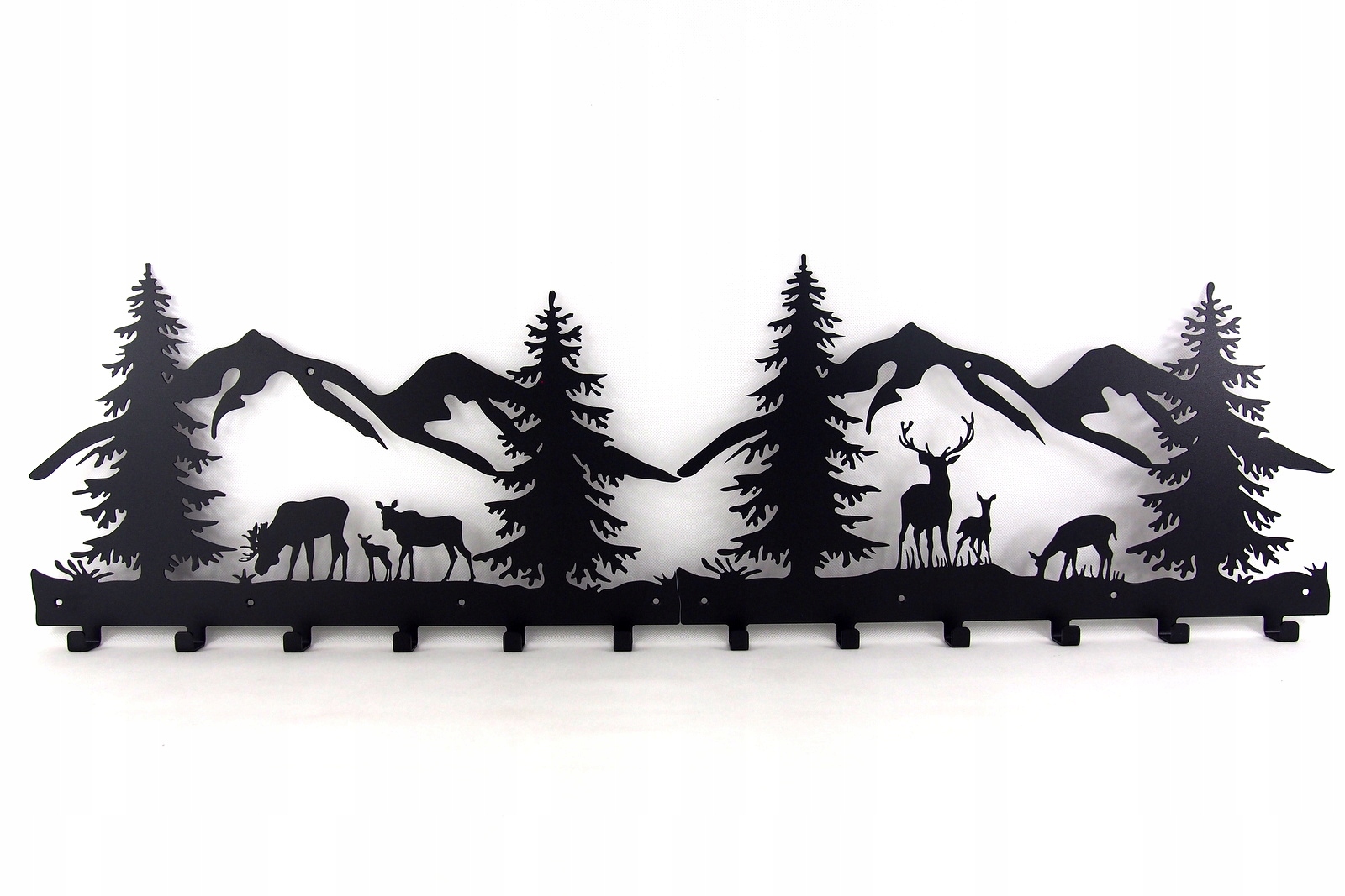 Wieszak ścienny na ubrania klucze Łosie Las Puzzle Rodzaj montażu wiszący