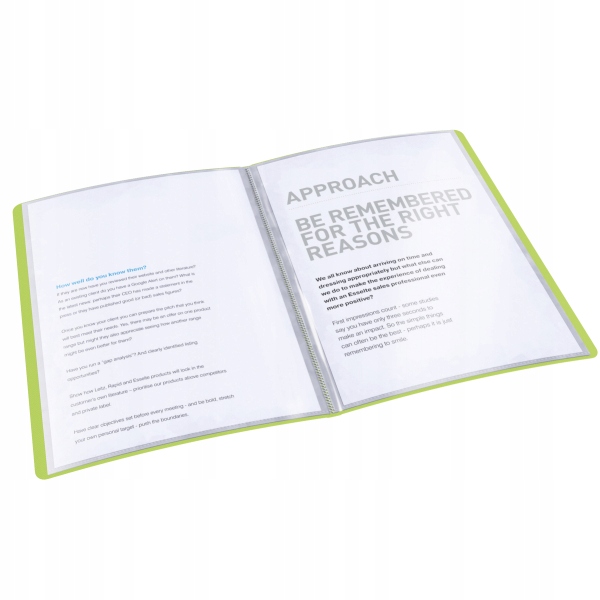 Album ofertowy A4 zielony ESSELTE VIVIDA Liczba sztuk w ofercie 1 szt.