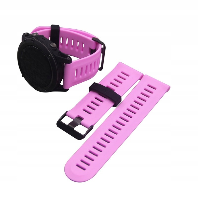 

Pasek Silikonowy Garmin Fenix 3 3HR 5X Różowy