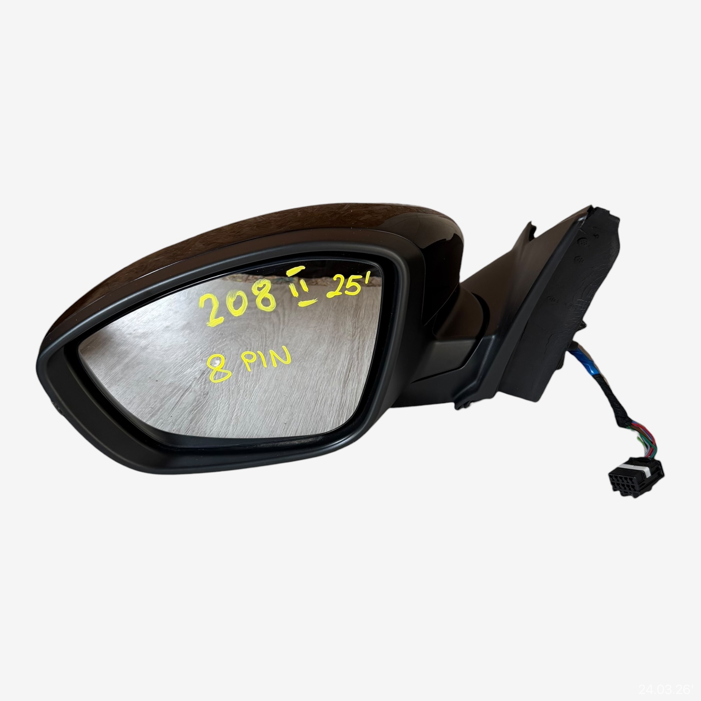 mirror left PEUGEOT 208 II 2025 ROK 8 PIN