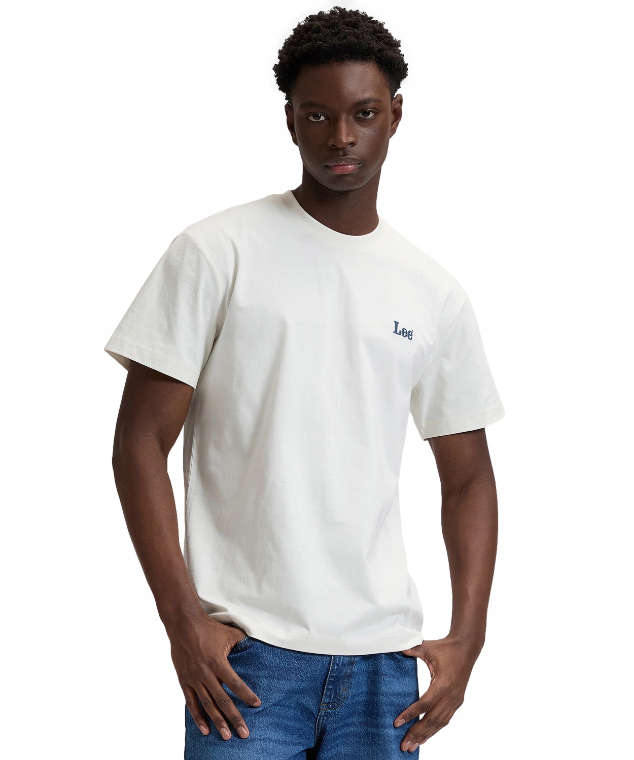 Tričko Lee Ss s malým logem 112376490 Přírodní velikost S