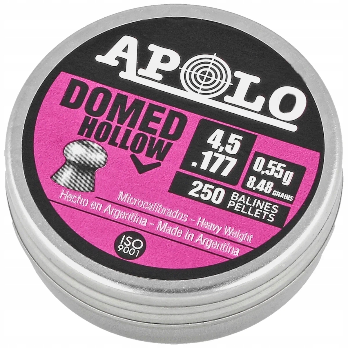 Śrut Apolo Domed Hollow Point 0.55 g/8.48 gr Kaliber 4.5 mm 250 szt.