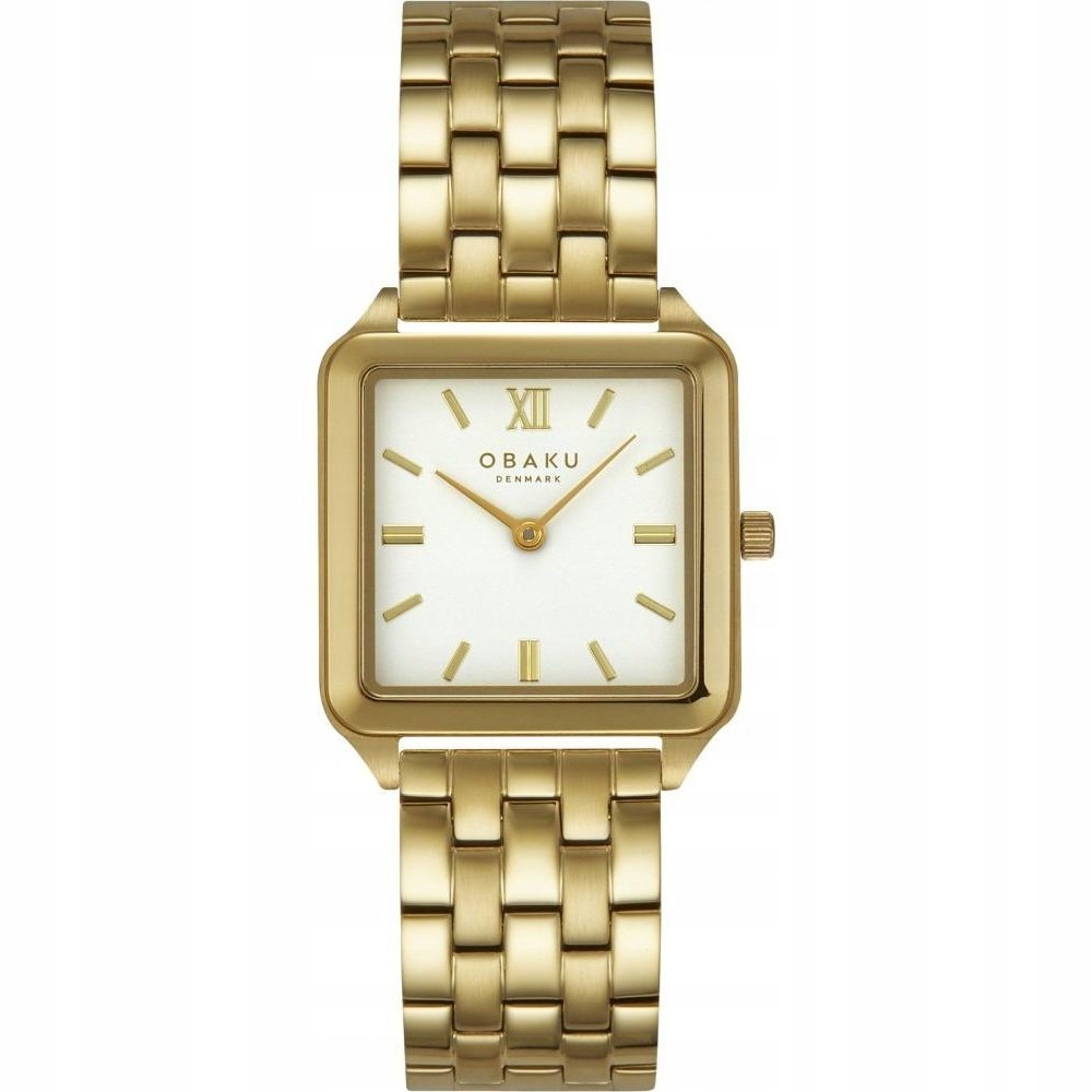 Dámské hodinky Obaku Denmark V309LXGWSG zlaté