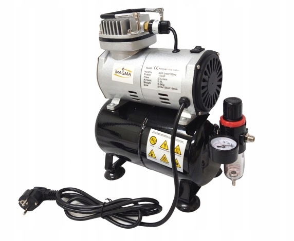 Kompresor s lahví pro modelářský airbrush TC-20T