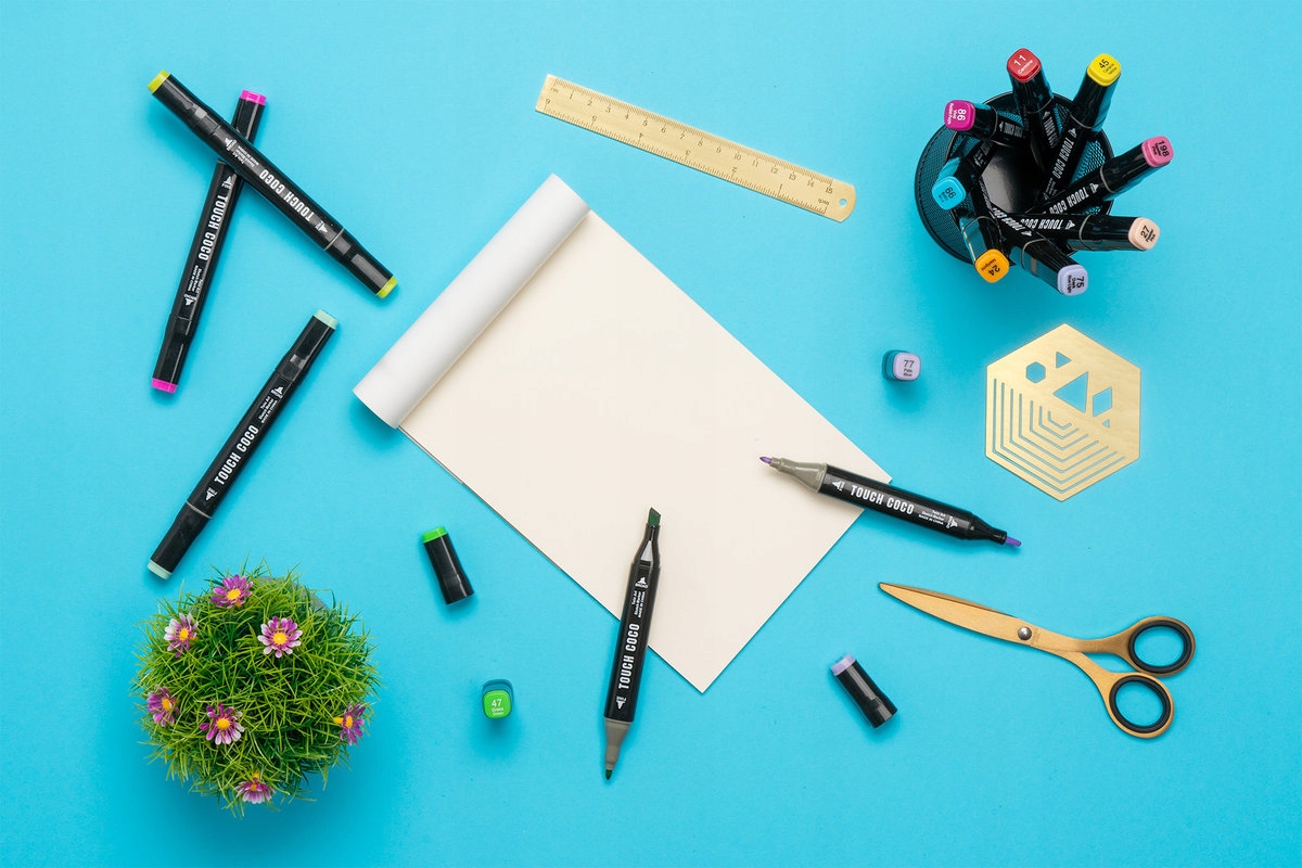 Dwustronne MARKERY PISAKI alkoholowe 80pcs (C024) Bohater Inny