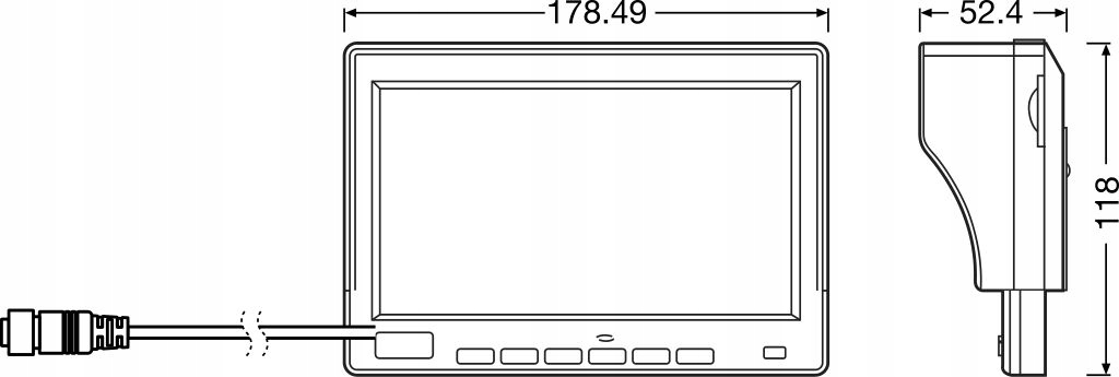 system kamer cofania Osram ROADsight OCS700N Model ROADsight OCS700N