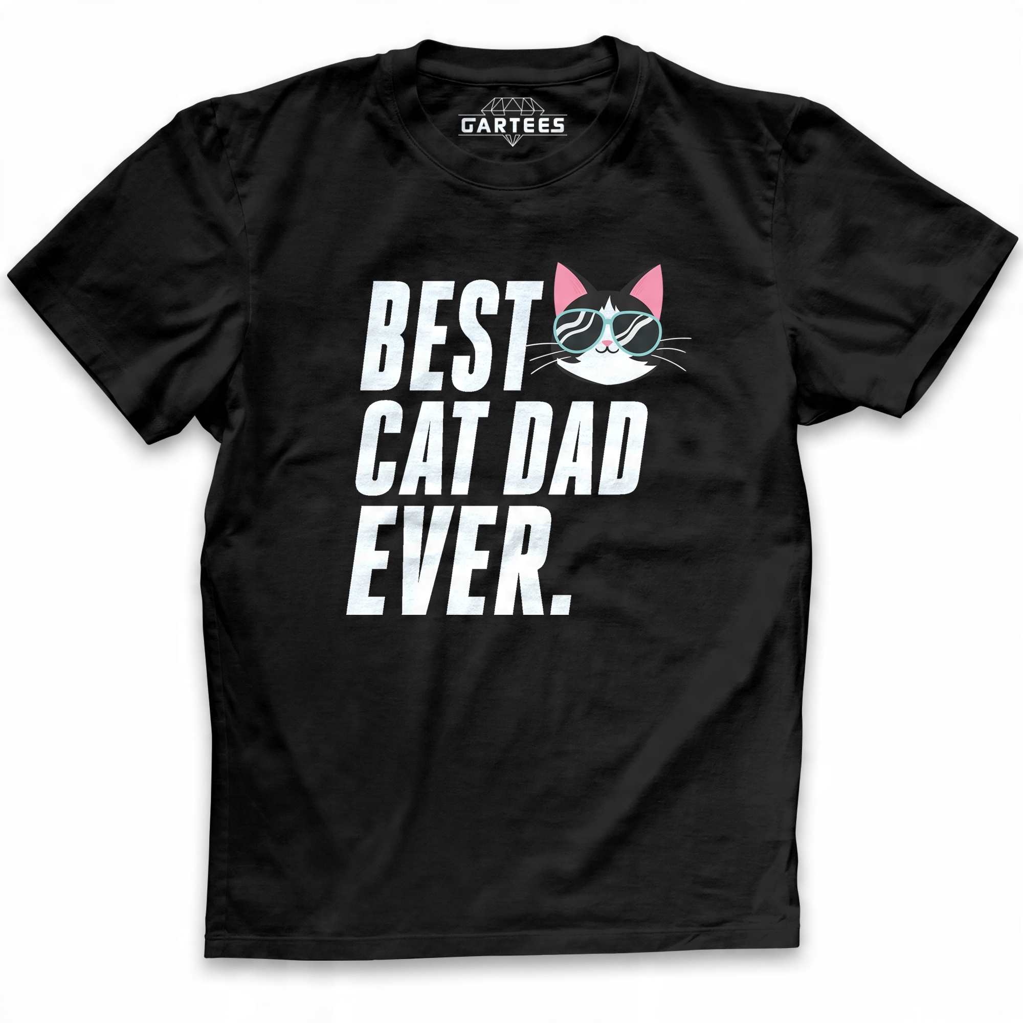 

Koszulka Męska Best Cat Dad Ever Prezent Dla Niego