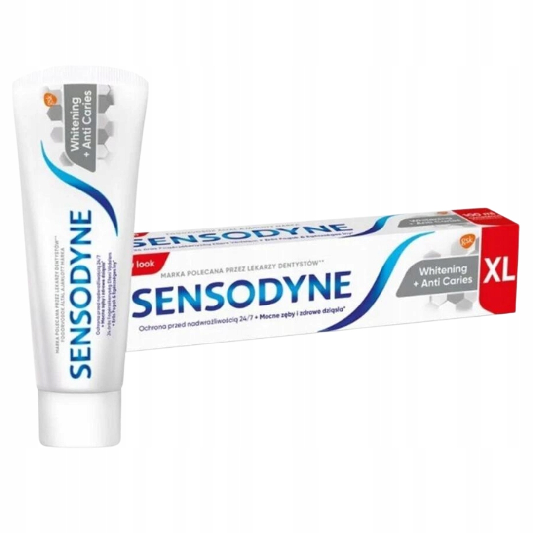 Pasta Do Zębów Sensodyne Whitening Anti Caries x 4 EAN (GTIN) 5054563108722