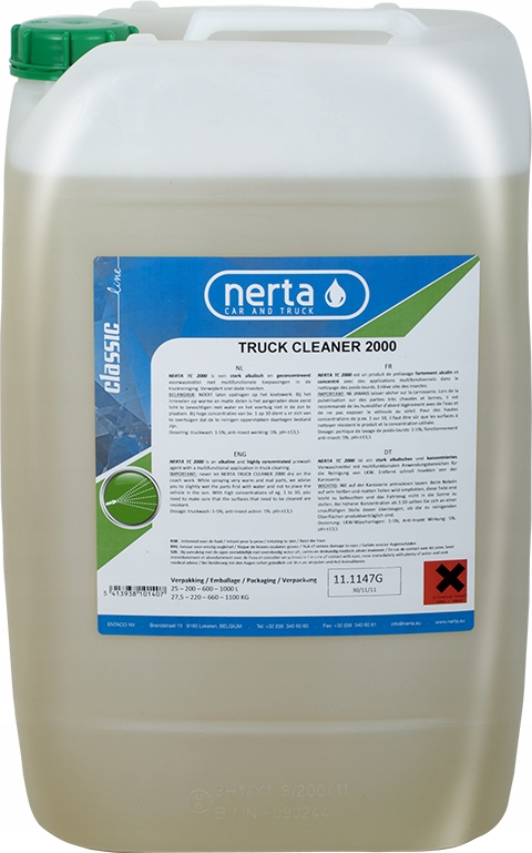 NERTA TRUCK CLEANER 2000 DO MYCIA CIEZAROWEK 25L