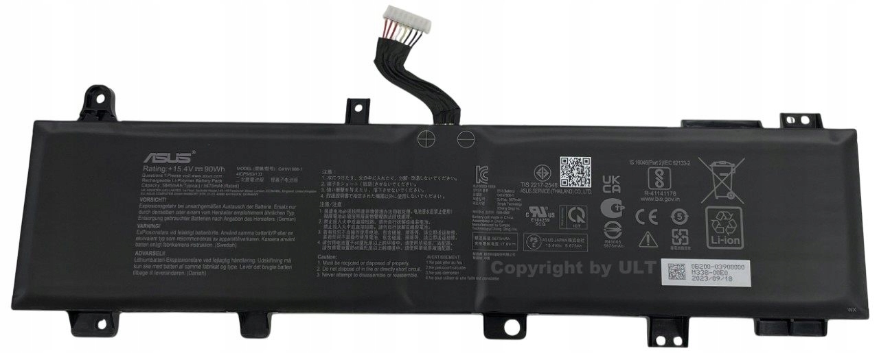 Tylko 100% Oryginał akumulator C41N1906-1 bateria Asus 90Wh Gw. 12 mies.