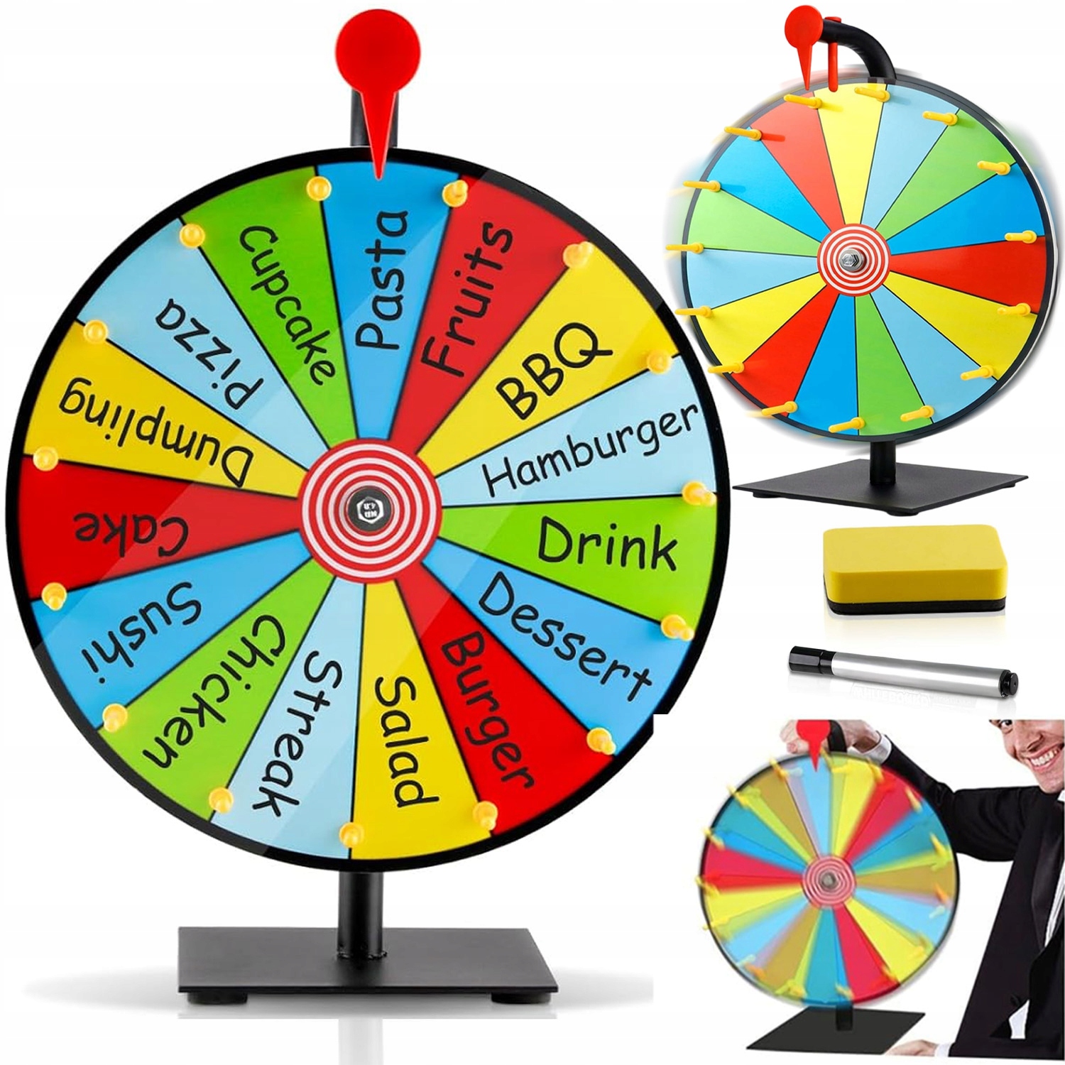 Koło Fortuny Na Imprezę Stojak Zakręć Kołem Odłączany Z 15 Przegródkami