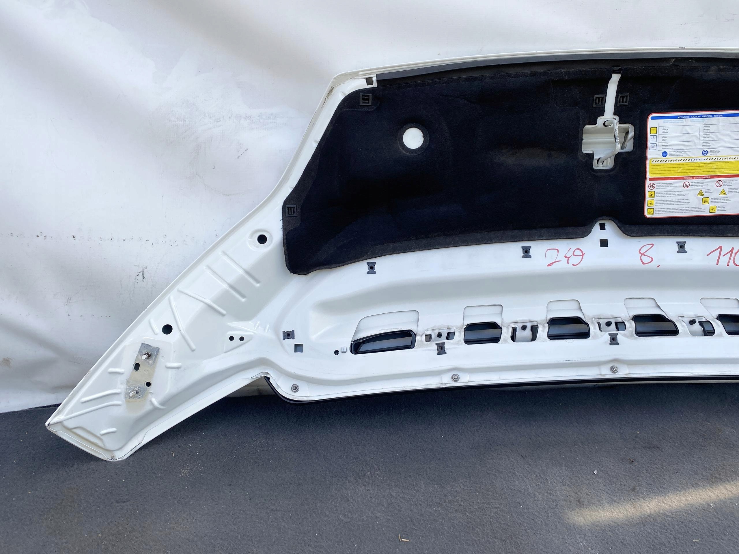 DUCATO BOXER JUMPER 14- bonnet BIALA EWP 249
