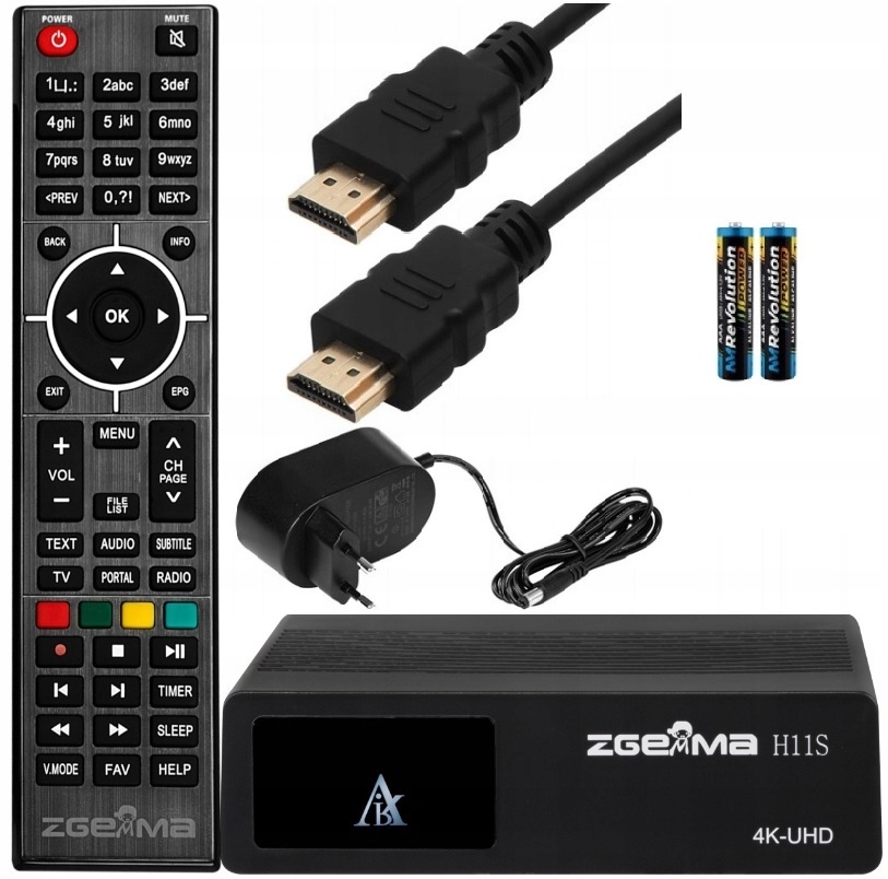 Tuner Zgemma H11S 4K ENIGMA2 Dekoder Cccam Originál