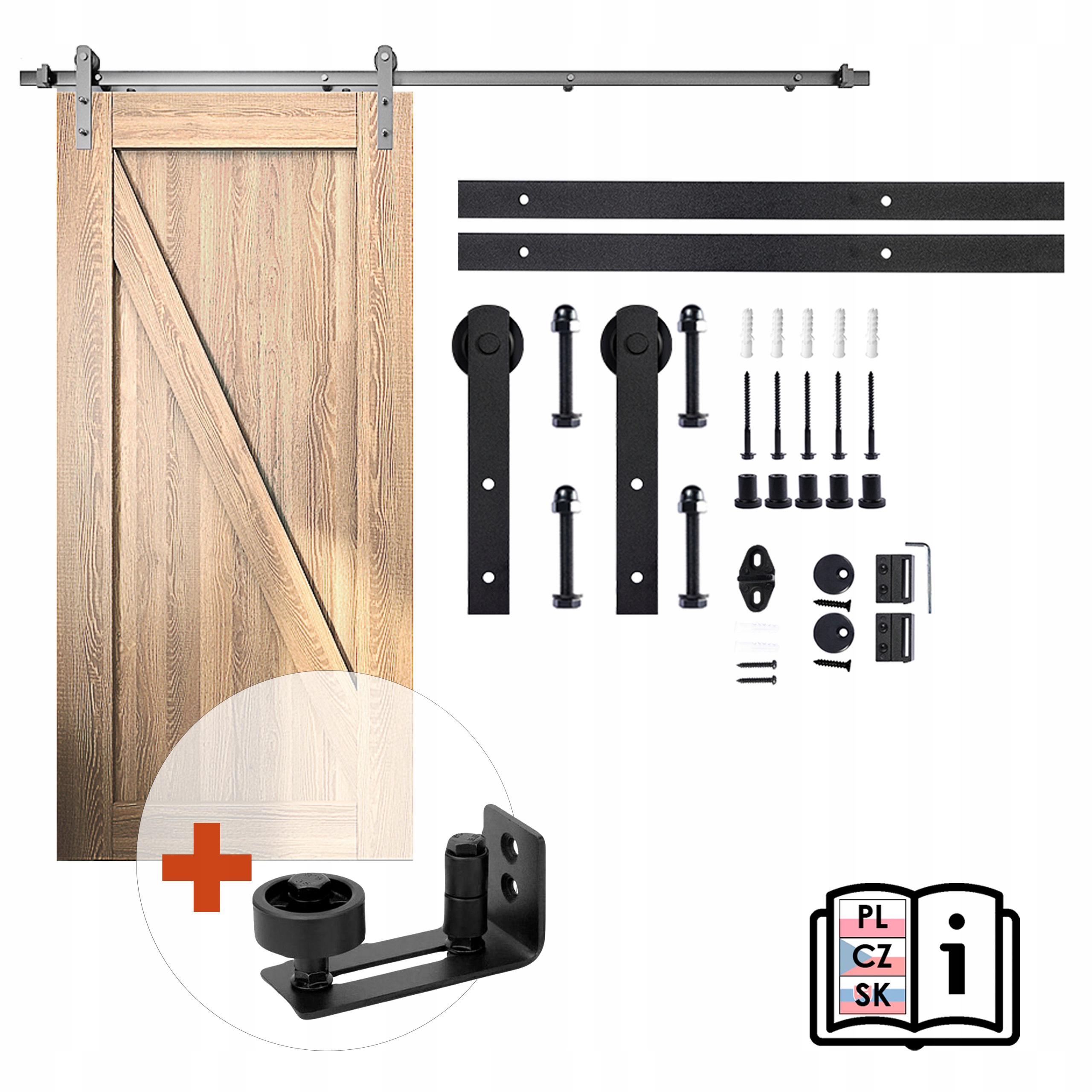Systém pro posuvné dveře Barn Door Loft Dárek spodní vedení