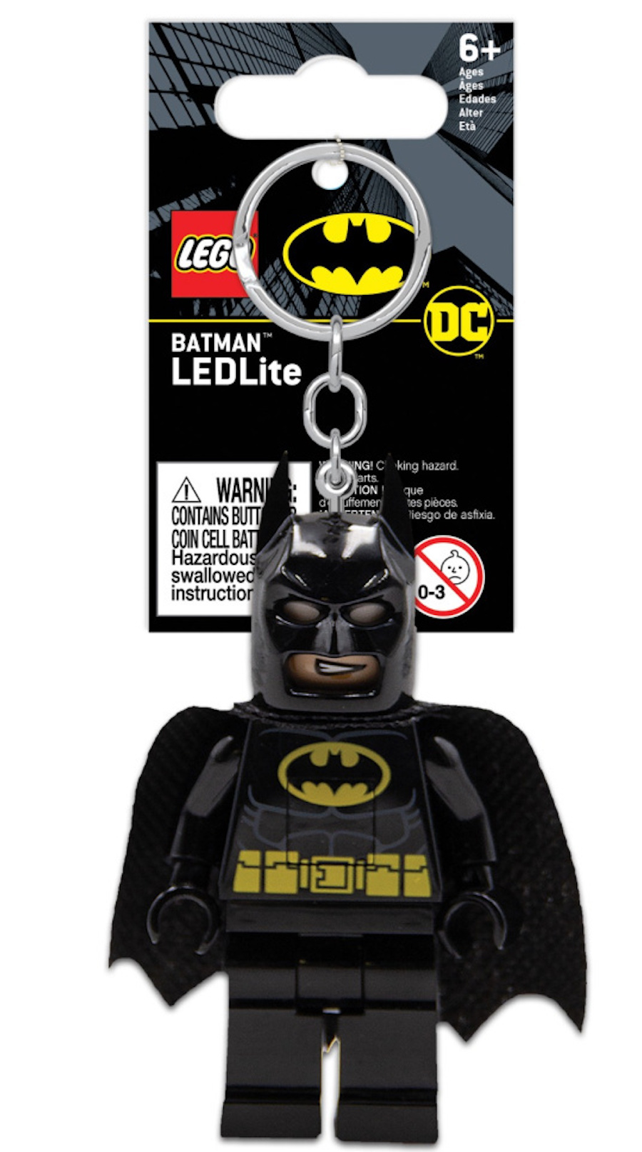 LEGO BRELOK LATARKA LED DC CZARNY BATMAN Z PELERYNĄ Marka LEGO