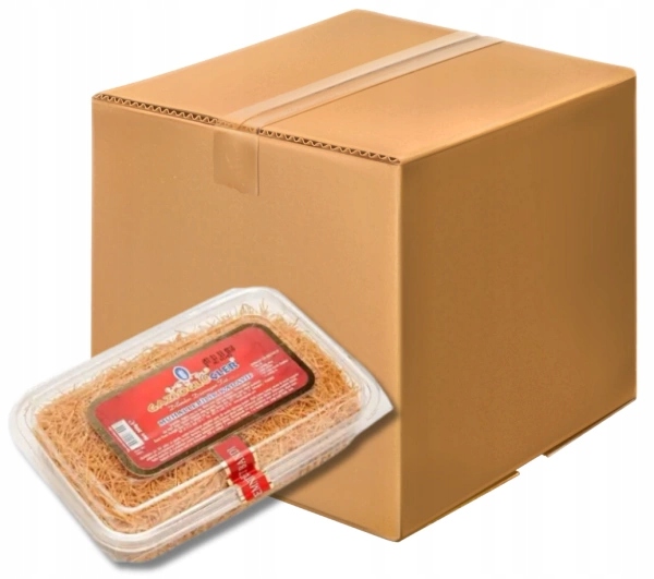 Levně Kataifi Kadayif těsto pražené na dubajskou čokoládu 3,2 kg 16x200 g)