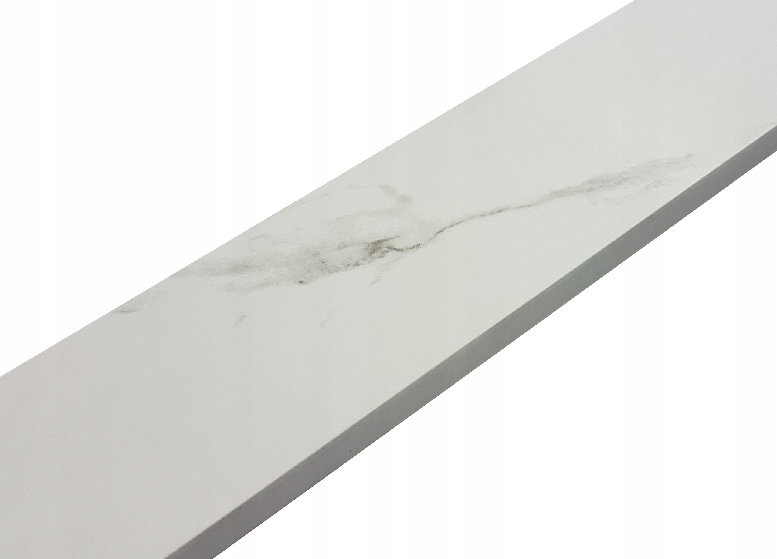 Cokół listwa ceramiczna STATUARIO MAT 7X60,6