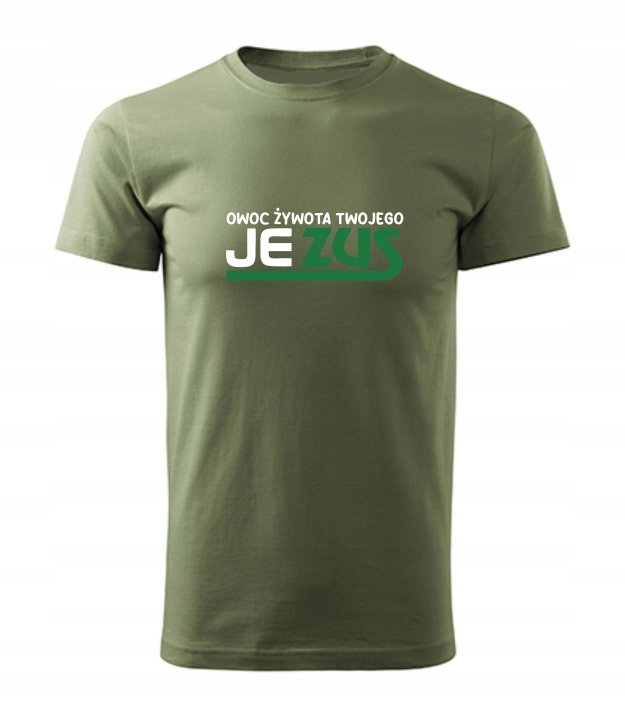 

Koszulka T-shirt Owoc Twojego JeZUS Zus śmieszna