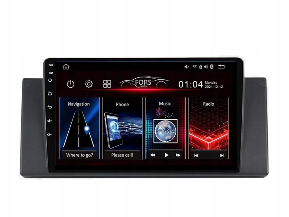 Rádio Android M100 BMW X5 (E53) 1999-2006