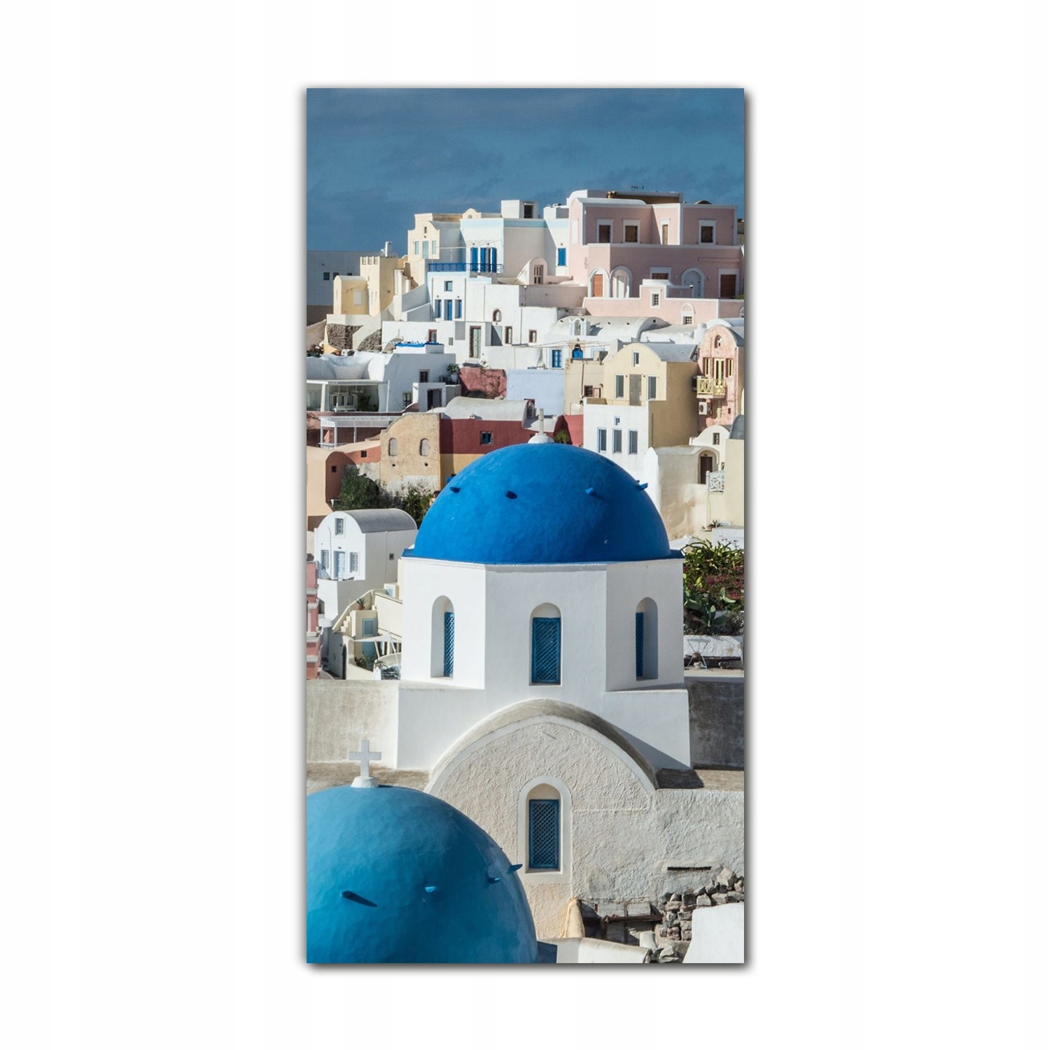 

Obraz na szkle na ścianę 70x140 Santorini Grecja