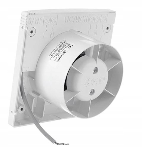 Wentylator PLAY 100 WC TIMER cichy Średnica 100 mm