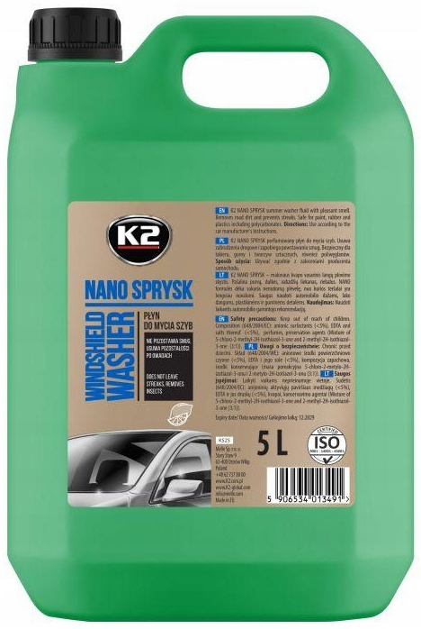 

K2 Nano Sprysk Letni Płyn Do Spryskiwaczy 5L