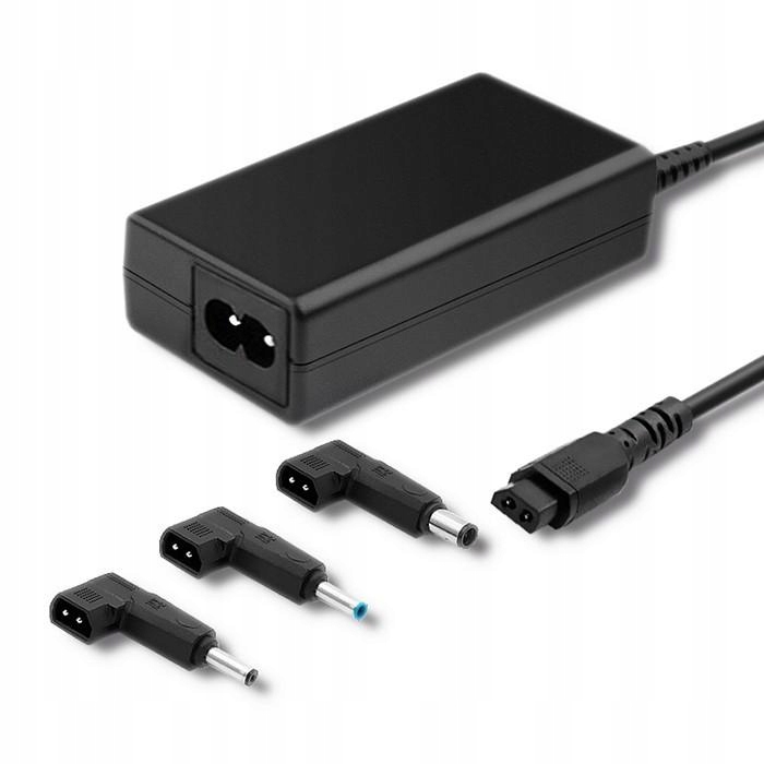Zasilacz specjalizowany do Hp 65W 3 wtyczki kabel zasilający