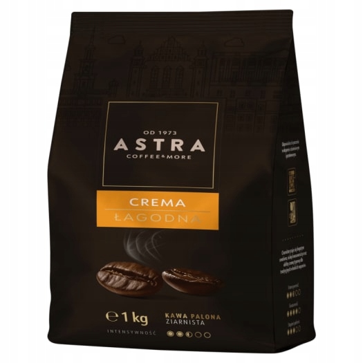 Levně Káva Crema mild Astra 1kg