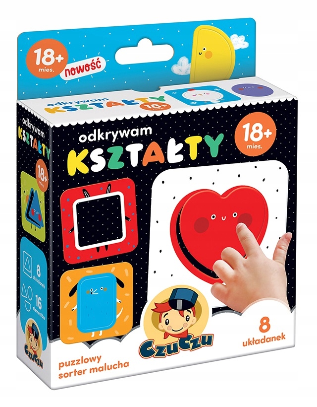 

Odkrywam Kształty Układanka Puzzle Czuczu 18M+